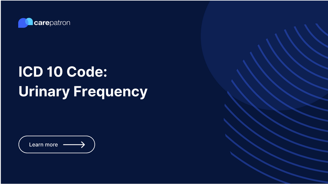 Urinary Frequency ICD10CM Codes 2023